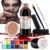 Halloween Special Effect Make Up Set, Artificial Blood, Scar Wax, Artificial Blood Gel & 12 Colours Make-Up & Sponge & Brush, for Halloween Parties, Costume Parties, Carnival, Zombie, Vampire Wounds