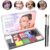 15 Farben Gesicht Body Paint, Face Bodypainting Farben Set mit Pinsel,Schminkfarben Body Painting, Beauty Palette, Make Up Theaterschminke für Halloween Fasching Karneval Schminke