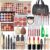 All in One Makeup Kit for Women Full Kit, Travel Makeup Kit, Makeup Gift Set for Women and Girls, Makeup Essential Bundle Include Foundation Eyeshadow Palette Lipstick Eyebrow Pencil Cosmetic Brush